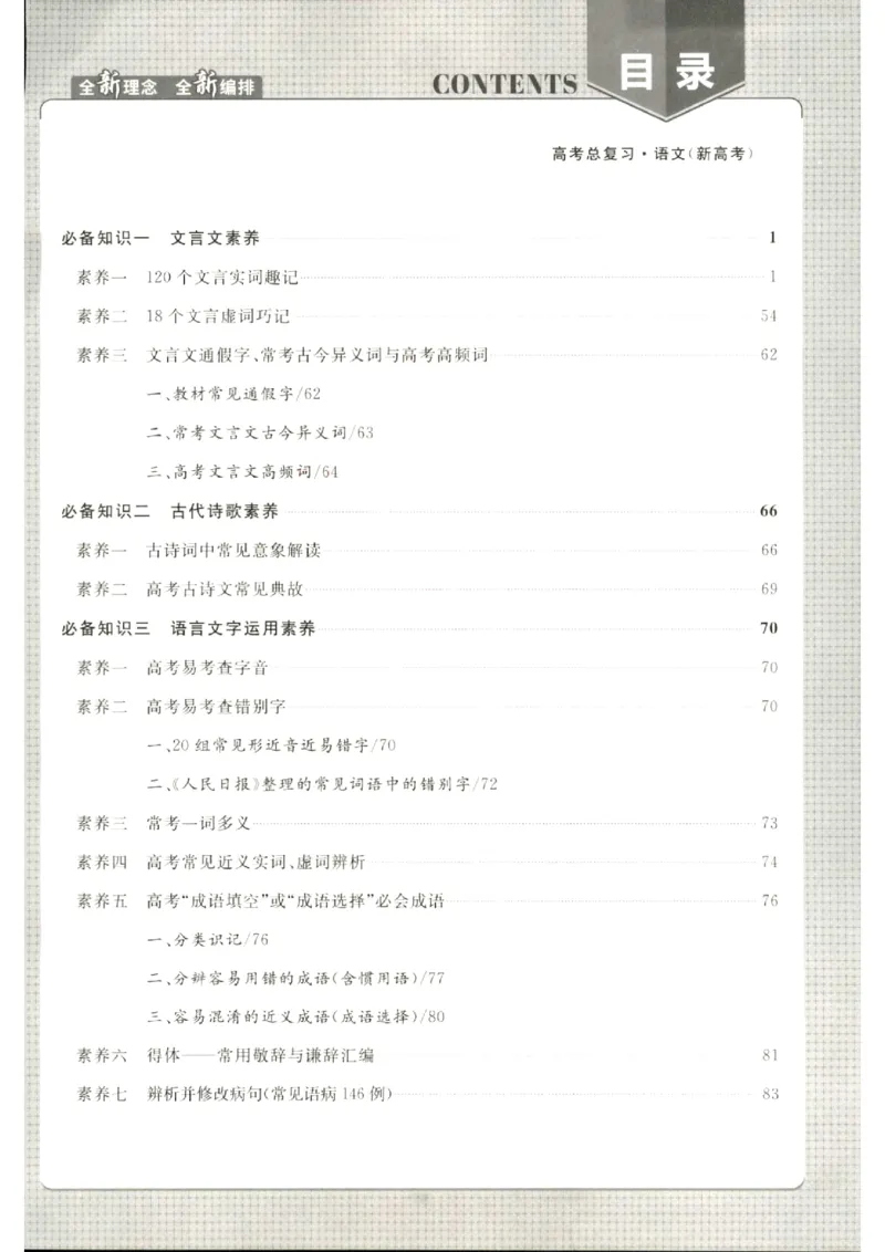 《优化方案-高考总复习-语文(新高考)-必备知识提升素养_小初高学习资料合集（每天更新）_2027版《优化方案》高考总复习》第1页预览
