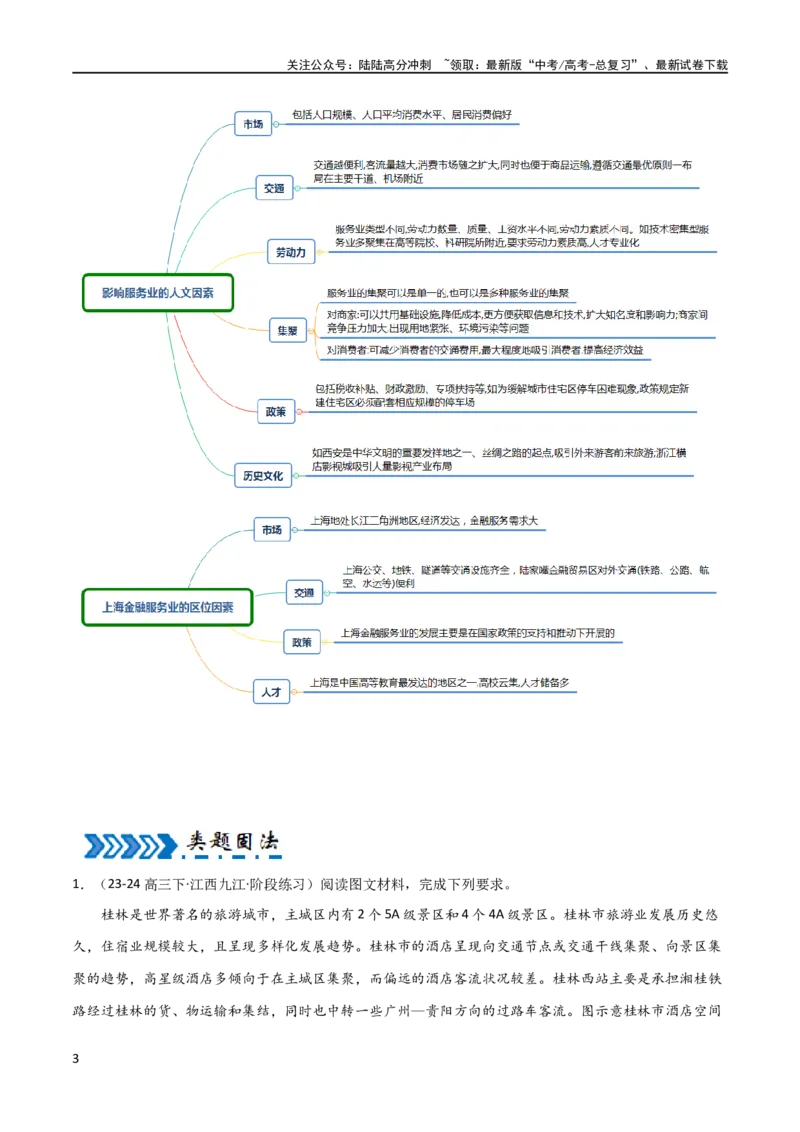 《大题08服务业与产业转型升级（2大热点角度）（解析版）_07-地理-高考总复习_专项复习_2024年_2024年新高考地理大题突破限时集训大题专题精做_资料》第3页预览