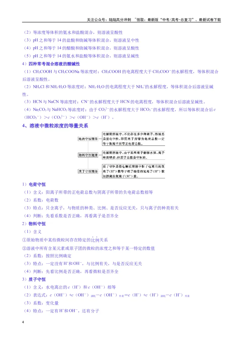 《题型14电解质溶液（解析版）_05-化学-高考总复习_二轮复习_2025年_2025年高考化学二轮热点题型归纳与变式演练（新高考通用）》第4页预览