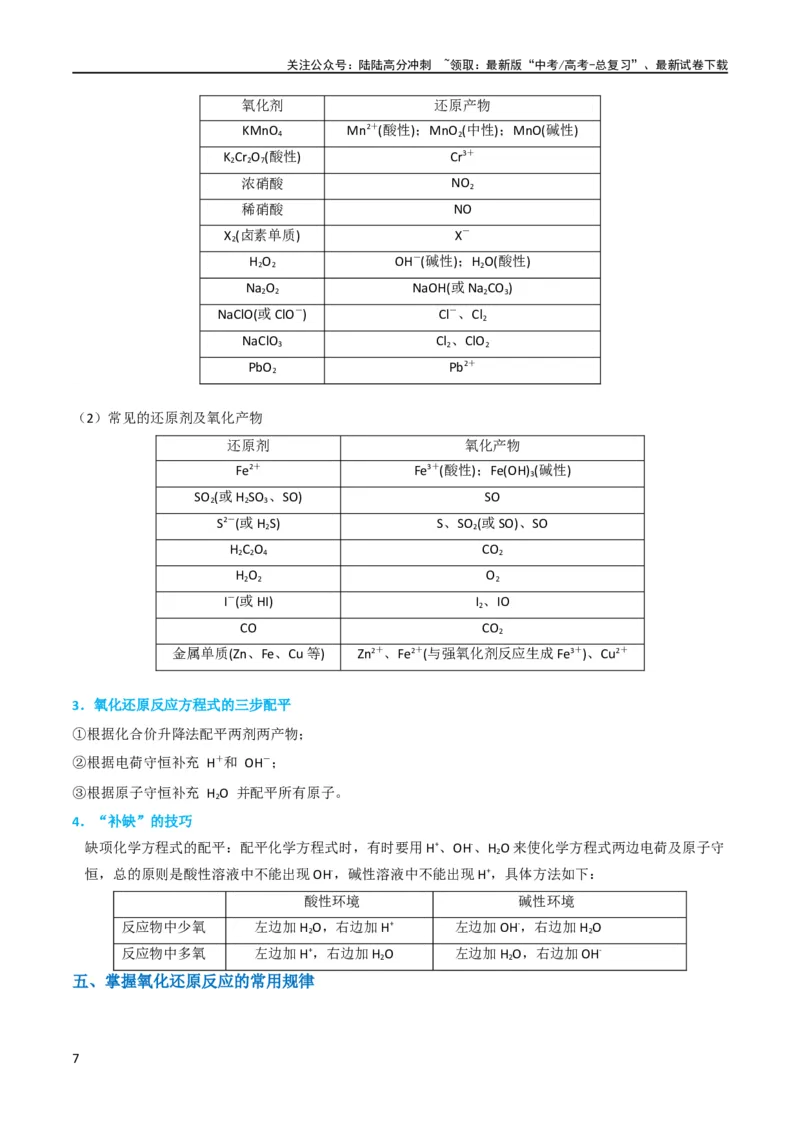 《（升级版）微专题28有关工艺流程和实验探究方程式的书写（教师版）(全国版)_05-化学-高考总复习_一轮复习_2024年_2024高考化学一轮复习考点微专题考情分析经_资料_2024版》第7页预览