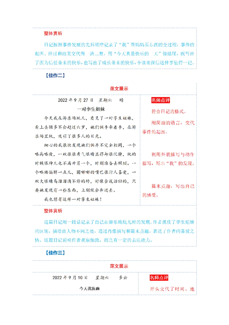 《三（上）语文同步作文（第1套）-第2单元：写日记（写作指导+范文赏析+病文升格）_小学1-6年级全科全套_1-6年级全科上册_三年级_语文_语文三上单元习作》第7页预览