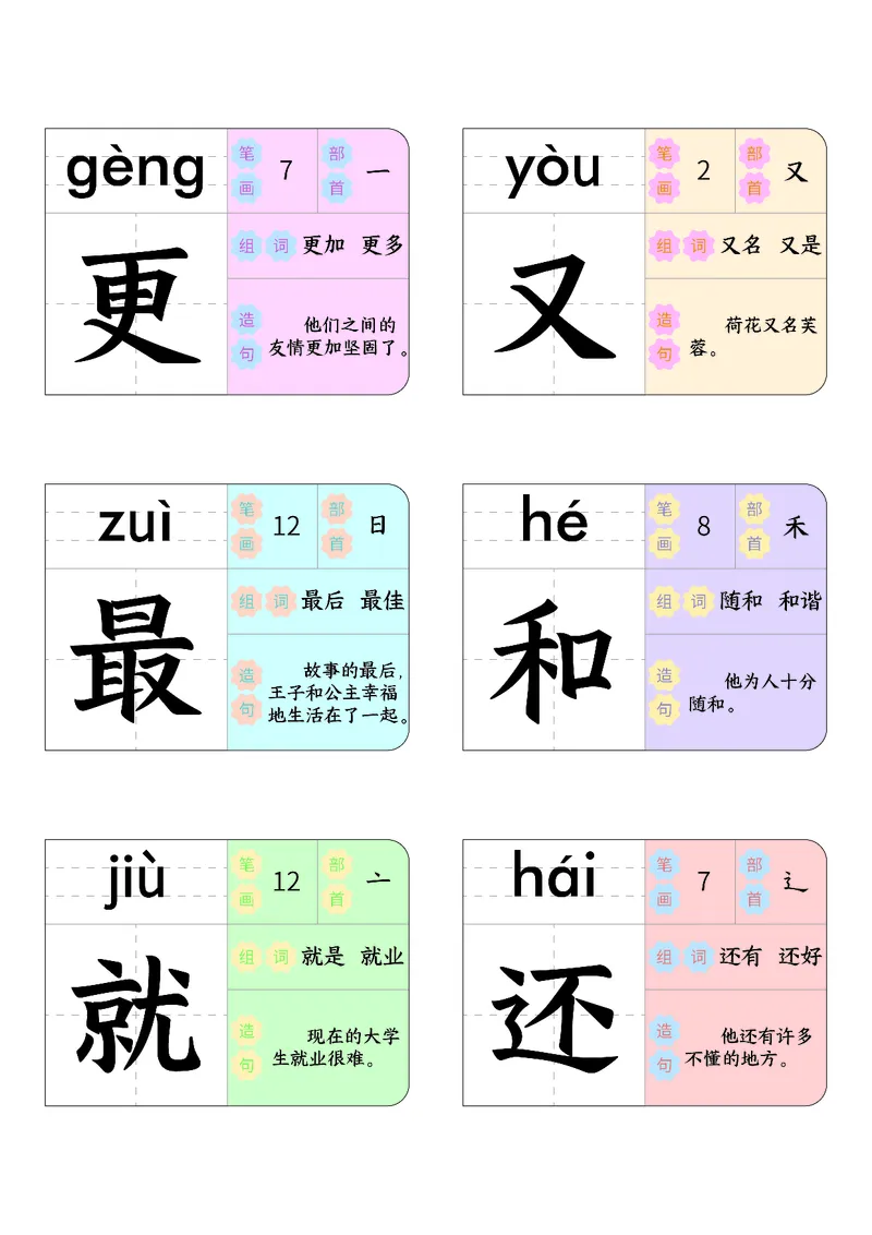 《幼小衔接识字大王养成记_小学1-6年级全科全套_1-6年级全科上册_一年级_幼小衔接暑假作业_幼小衔接语文_幼小衔接识字篇》第9页预览