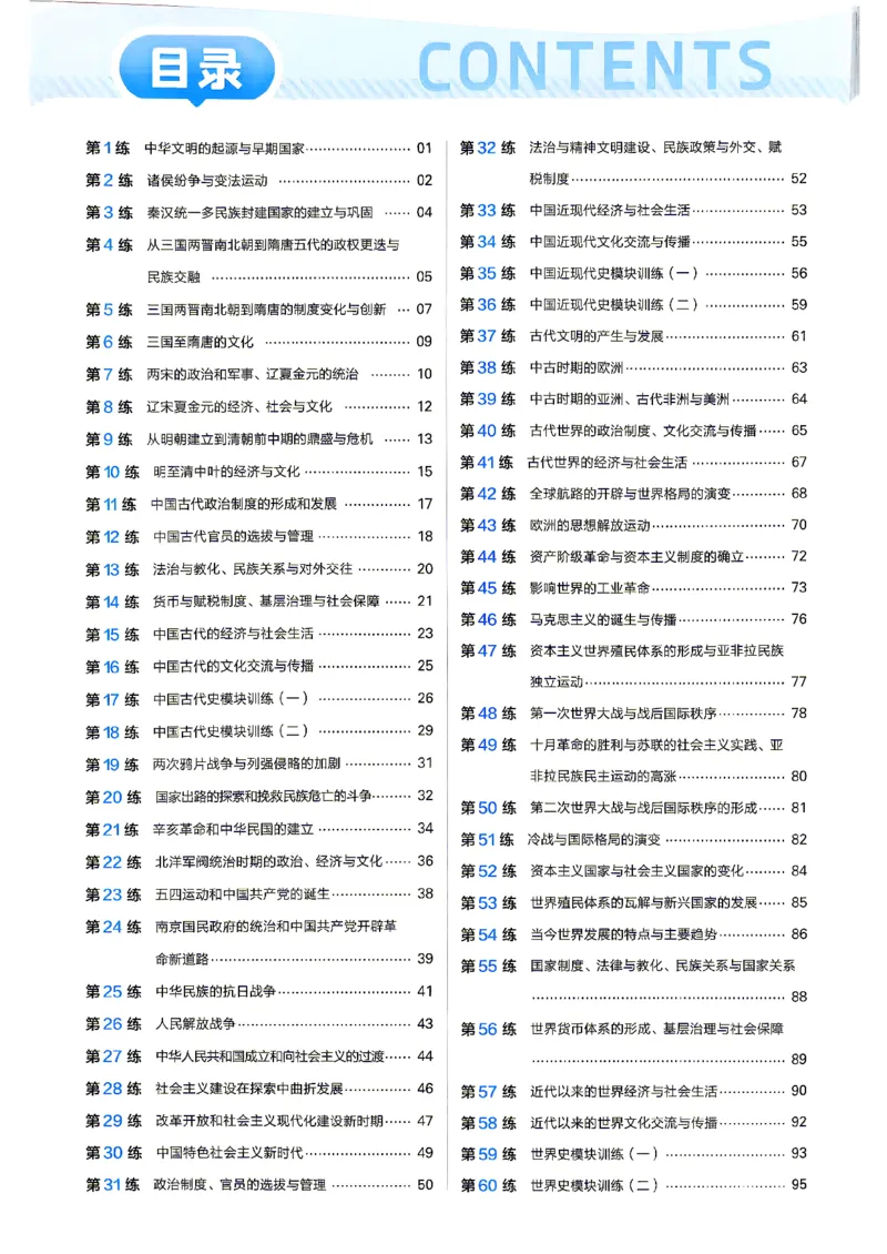 《小题狂练历史-答案解析1_小初高学习资料合集（每天更新）_2027版《天星高考小题狂练》_7-历史小题狂练27版》第2页预览