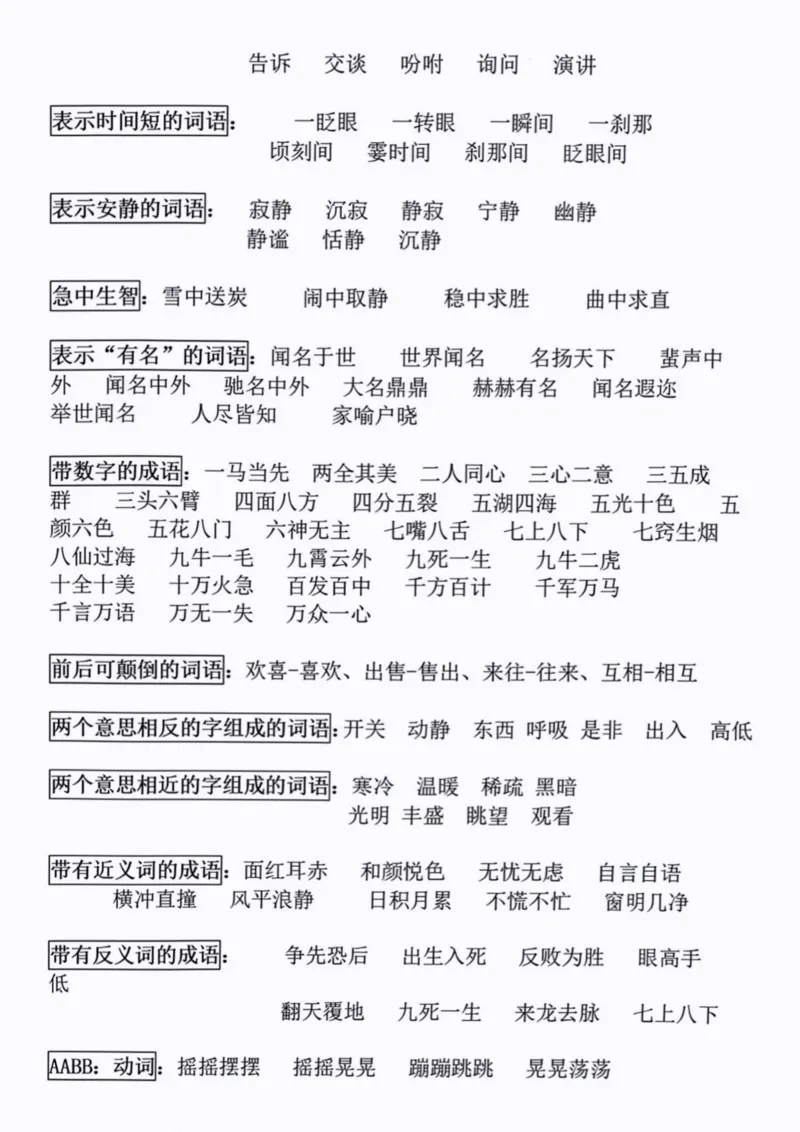 《三年级下册词语积累_小学1-6年级全科全套_1-6年级全科下册_三年级_三年级下语文_语文三下各类考点归纳》第2页预览