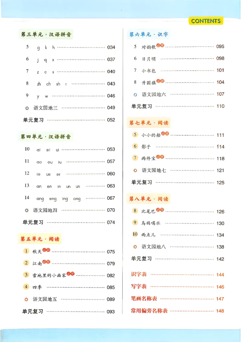 《语文1年级上册_小初高学习资料合集（每天更新）_2026秋《小学教材帮》_26秋语文《教材帮》1-6_26秋1上语文《教材帮》《练习帮》》第4页预览