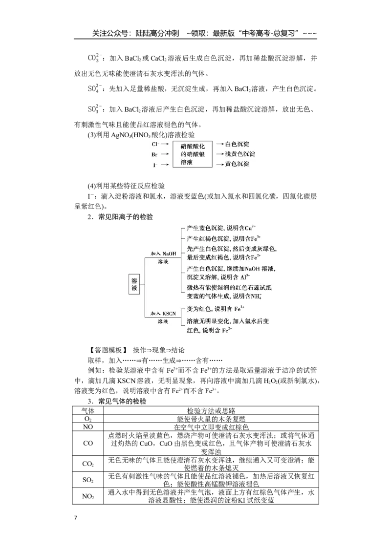 《高考化学重点知识专项训练(五)化学实验_05-化学-高考总复习_一轮复习_2026年-化学高考一轮复习_12026届高三化学一轮复习重点知识专项练习》第7页预览
