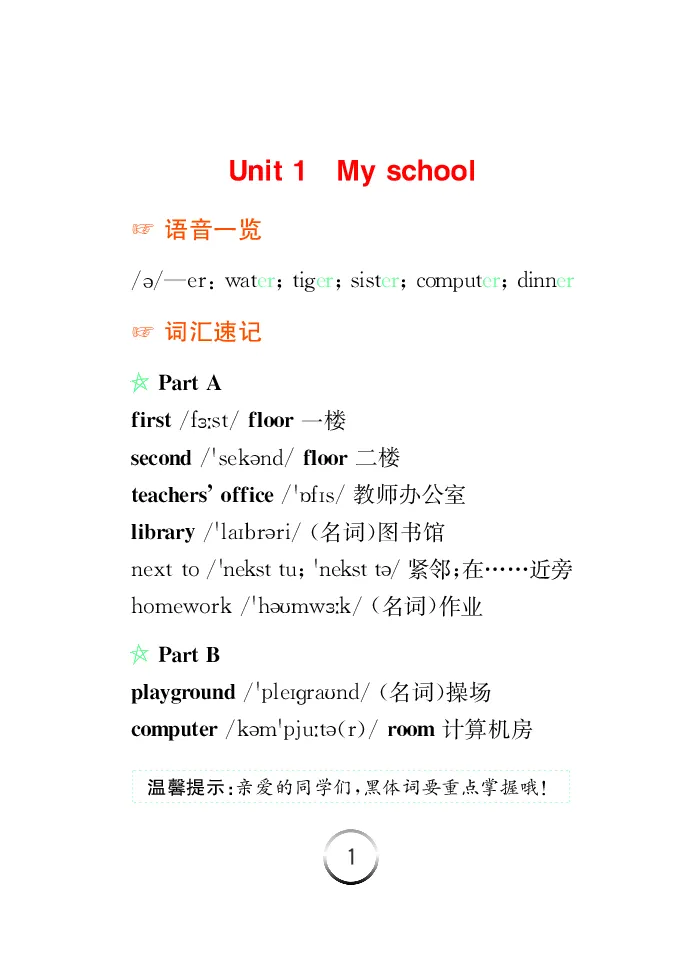 《英语四年级下人教PEP版-知识清单_小学1-6年级全科全套_1-6年级全科下册_四年级_四年级下英语_英语四下人教PEP版》第2页预览