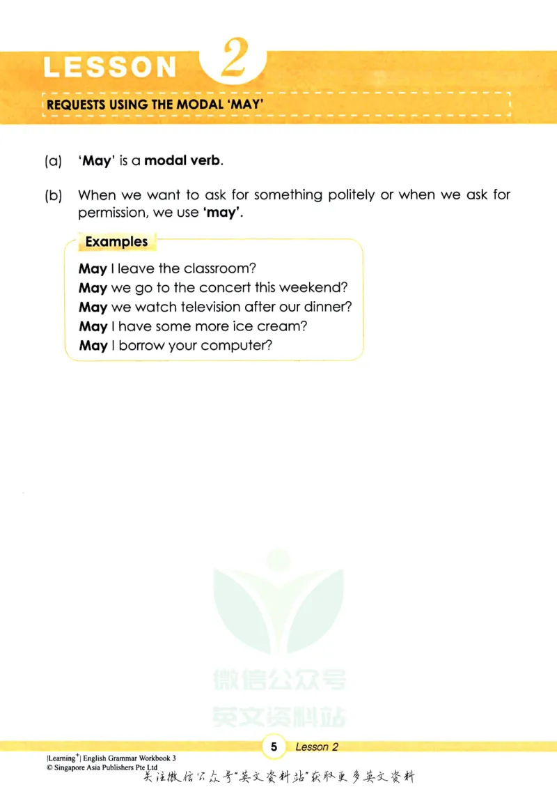 《新加坡SAPLearningGrammar语法练习册3级_小初高学习资料合集（每天更新）_国外原版英文教辅汇总_新加坡SAP系列_新加坡SAPLearningGrammar语法练习册》第10页预览