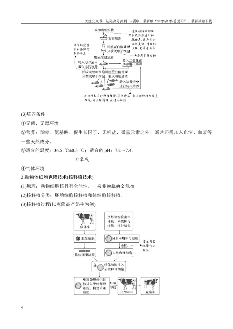 《专题14细胞工程（学生版）_06-生物-高考总复习_专项复习_2024年_2024年高考生物总复习核心题型解读与全攻略新教材_资料》第4页预览