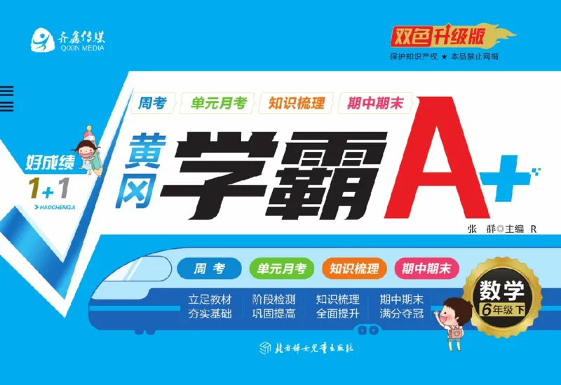《《黄冈学霸A+》黄冈学霸A+人教数学-6下_小学1-6年级全科全套_1-6年级全科下册_六年级_数学_数学六下人教版》第1页预览
