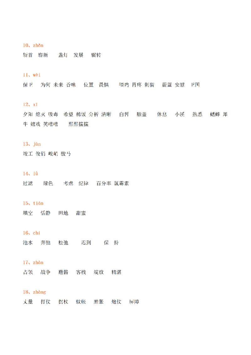 《三（上）语文120组常见同音字组词汇总+练习_小学1-6年级全科全套_1-6年级全科上册_三年级_语文_语文三上各类考点归纳》第2页预览