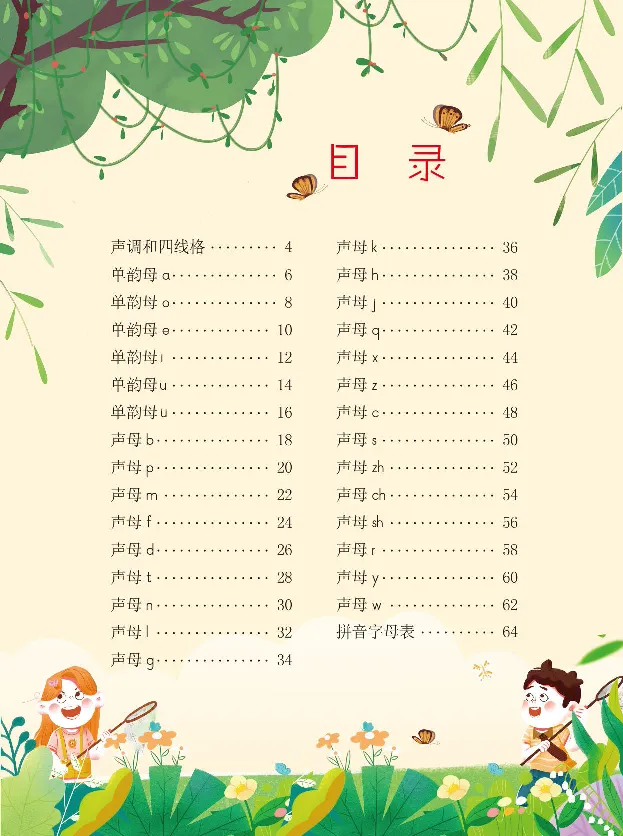 《幼小衔接整合教材语文1拼音上册_小学1-6年级全科全套_1-6年级全科上册_一年级_幼小衔接暑假作业_幼小衔接语文_幼小衔接拼音篇》第2页预览