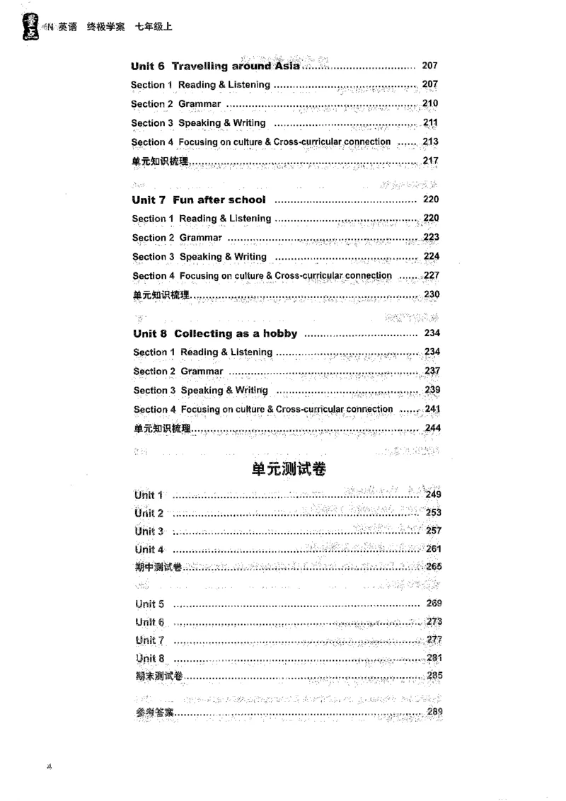 《终极学案-英语-7上沪教版_初中全科目同步习题+精品试卷（7-9年级）(1)_25秋初中英语《同步习题+精品试卷》_初中英语（沪教牛津版）试卷_量点-终极学案-初中英语（2026沪教版7-9年级上册）》第6页预览