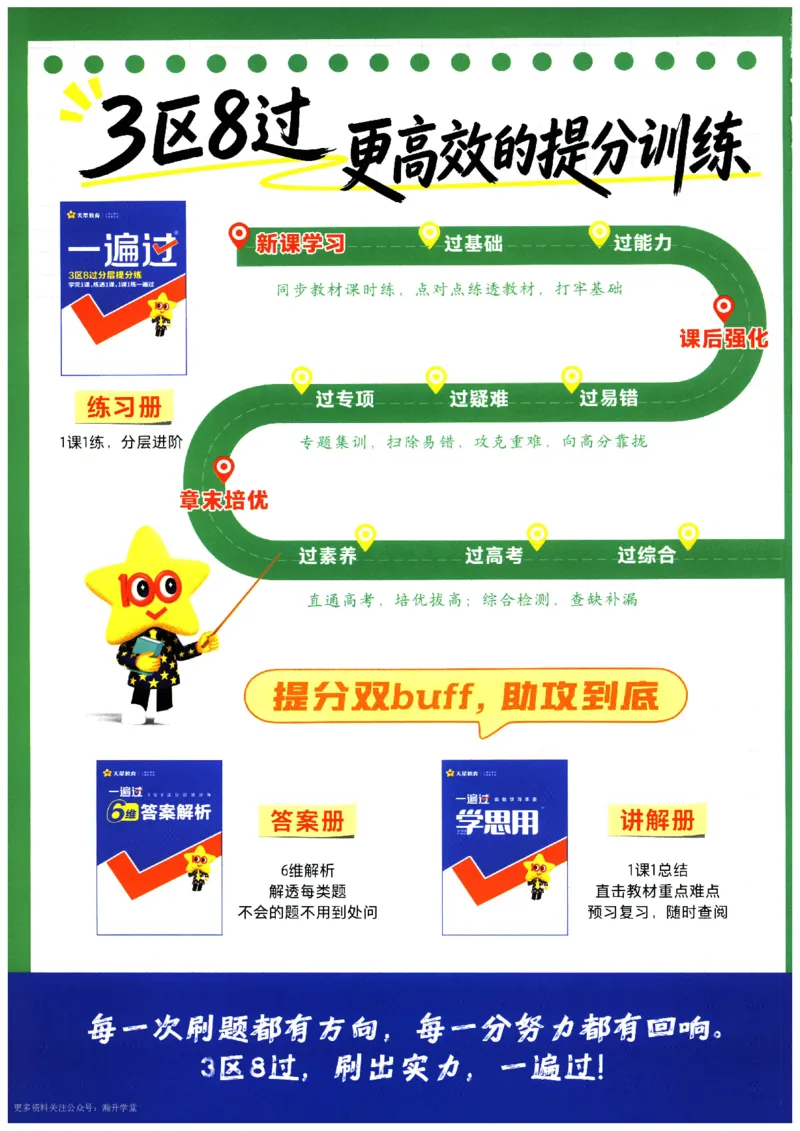 《主书_2027版高中《天星一遍过》必修第一册（数学）（北师版）》第2页预览