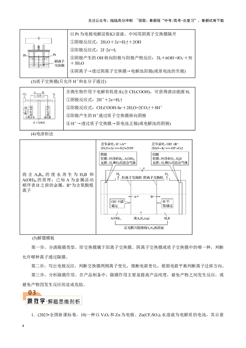 《题型02电化学图像分析(解析版)_05-化学-高考总复习_专项复习_2024年_2024年高考化学答题技巧与模板构建》第4页预览