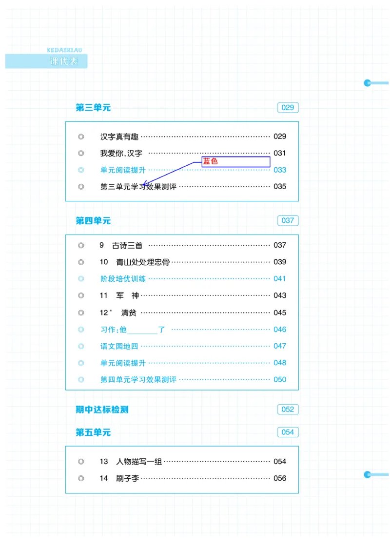 《《课代表》语文五年级下册_小学1-6年级全科全套_1-6年级全科下册_五年级_五年级下语文_语文五下课课练》第2页预览
