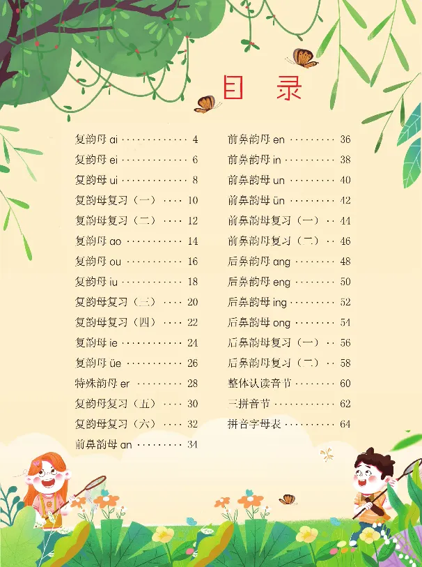 《幼小衔接整合教材拼音下册_小学1-6年级全科全套_1-6年级全科上册_一年级_幼小衔接暑假作业_幼小衔接字帖》第1页预览