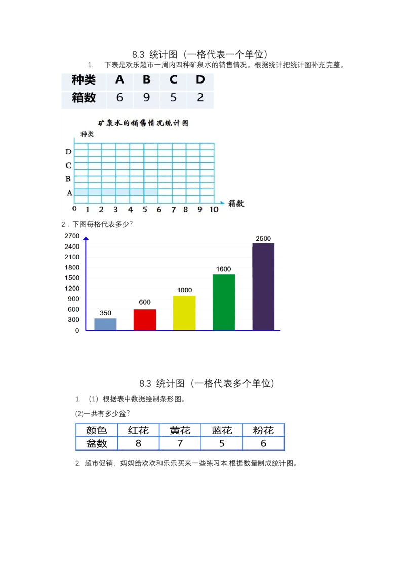 《四(上)冀教版数学八单元课时.2_小学1-6年级全科全套_1-6年级全科上册_四年级_四上数学_四上数学冀教版数学一课一练》第1页预览