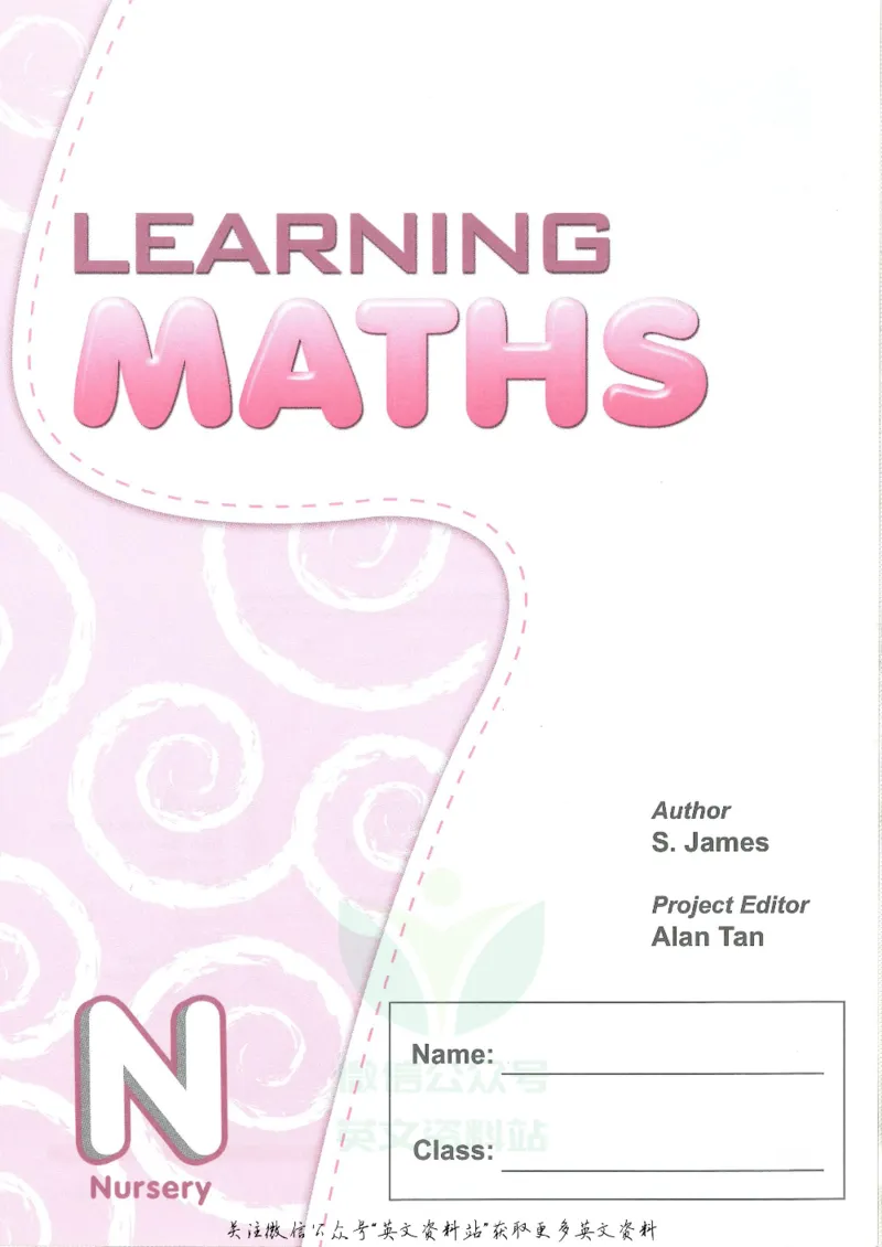 《新加坡SAPLearningMathematics数学教材幼儿预备级_小初高学习资料合集（每天更新）_国外原版英文教辅汇总_新加坡SAP系列_新加坡SAPLearningMathematics数学教材》第2页预览