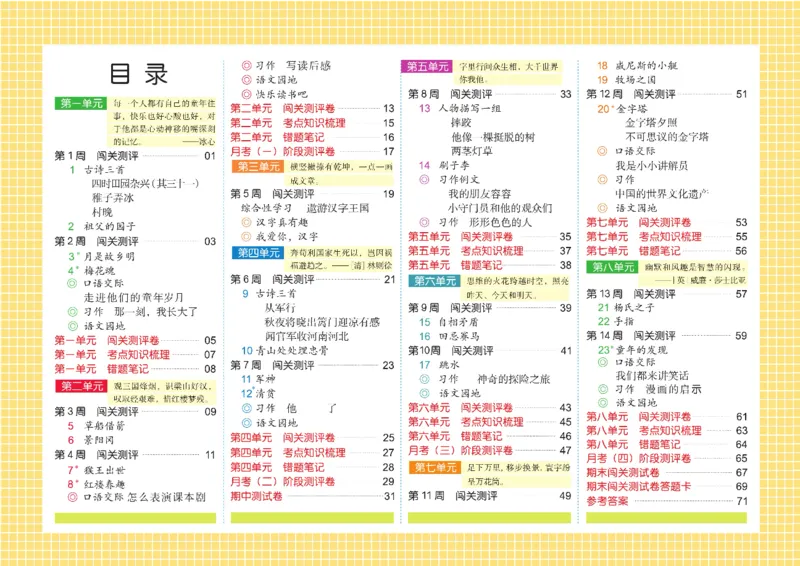 《《闯关100分》5年级语文下_小学1-6年级全科全套_1-6年级全科下册_五年级_五年级下语文_语文五下电子册类》第3页预览