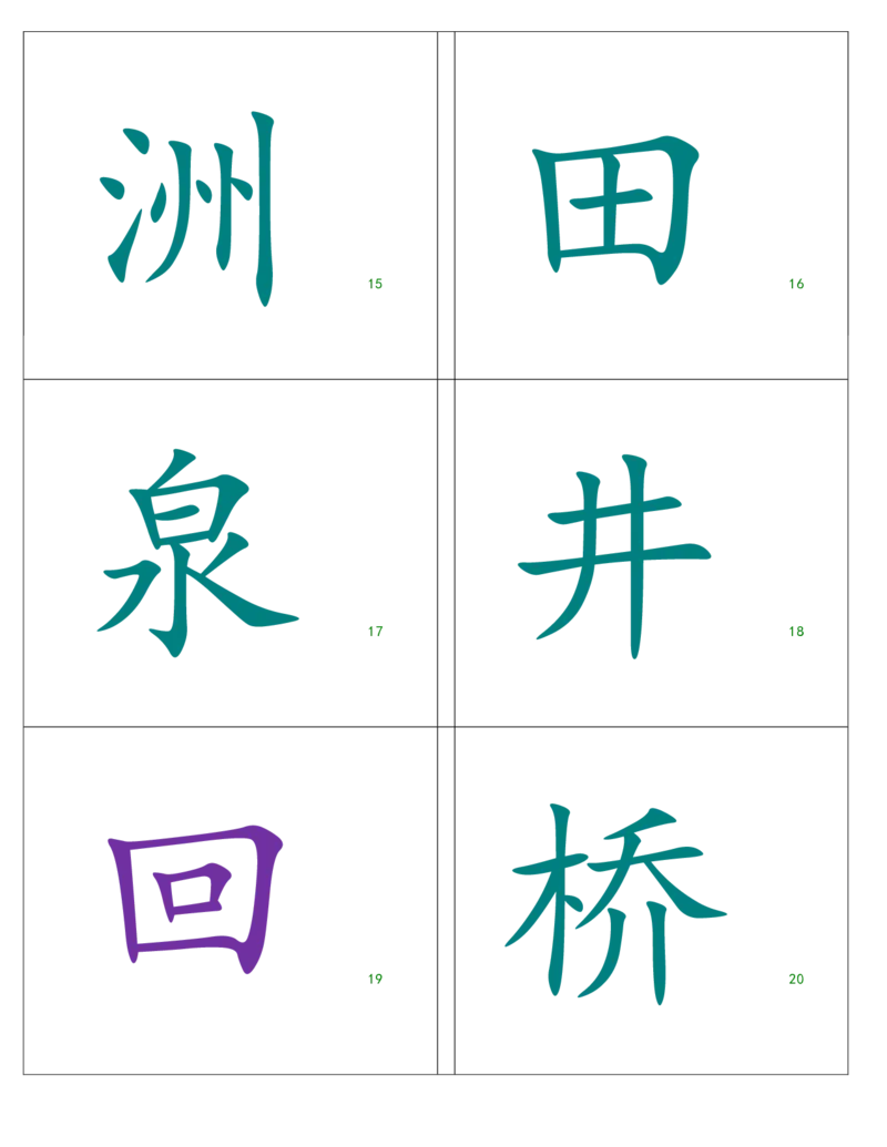 《幼小衔接500常用汉字下载_小学1-6年级全科全套_1-6年级全科上册_一年级_幼小衔接暑假作业_幼小衔接语文_幼小衔接识字篇》第4页预览