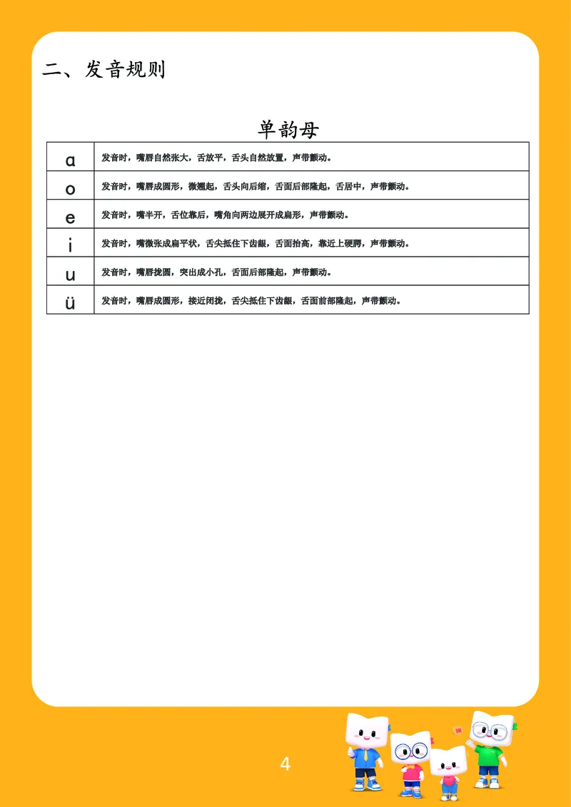 《幼小衔接拼音-拼音知识手册_小学1-6年级全科全套_1-6年级全科上册_一年级_幼小衔接暑假作业_幼小衔接语文_幼小衔接拼音篇》第4页预览