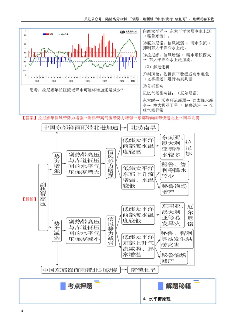 《猜押04水的运动（教师版）_07-地理-高考总复习_专项复习_2025年_2025年高考地理抢押秘籍（陕西、山西、宁夏、青海专用）》第4页预览