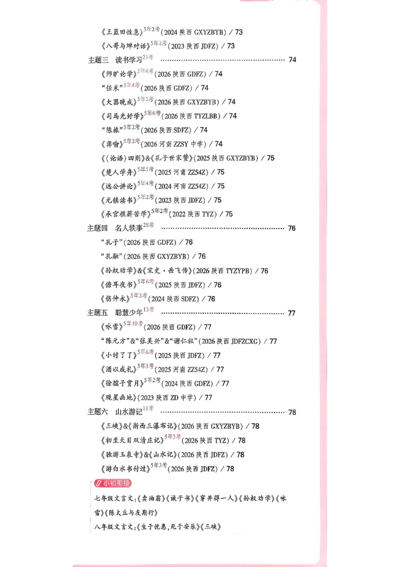《语文主书a4_2027小白鸥小升初分类真题_分类卷_2027小白鸥分类卷语文a4》第10页预览
