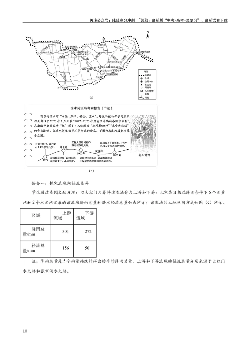 《大题02水与河湖（5大热点角度）（原卷版）_07-地理-高考总复习_专项复习_2024年_2024年新高考地理大题突破限时集训大题专题精做_资料》第10页预览