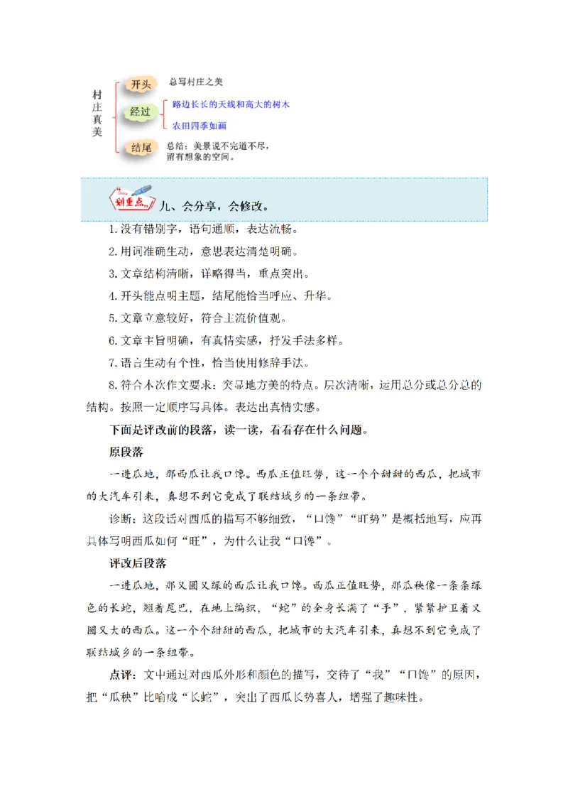 《三（上）语文同步作文（第1套）-第6单元：这儿真美（写作指导+范文赏析+病文升格）_小学1-6年级全科全套_1-6年级全科上册_三年级_语文_语文三上单元习作》第7页预览