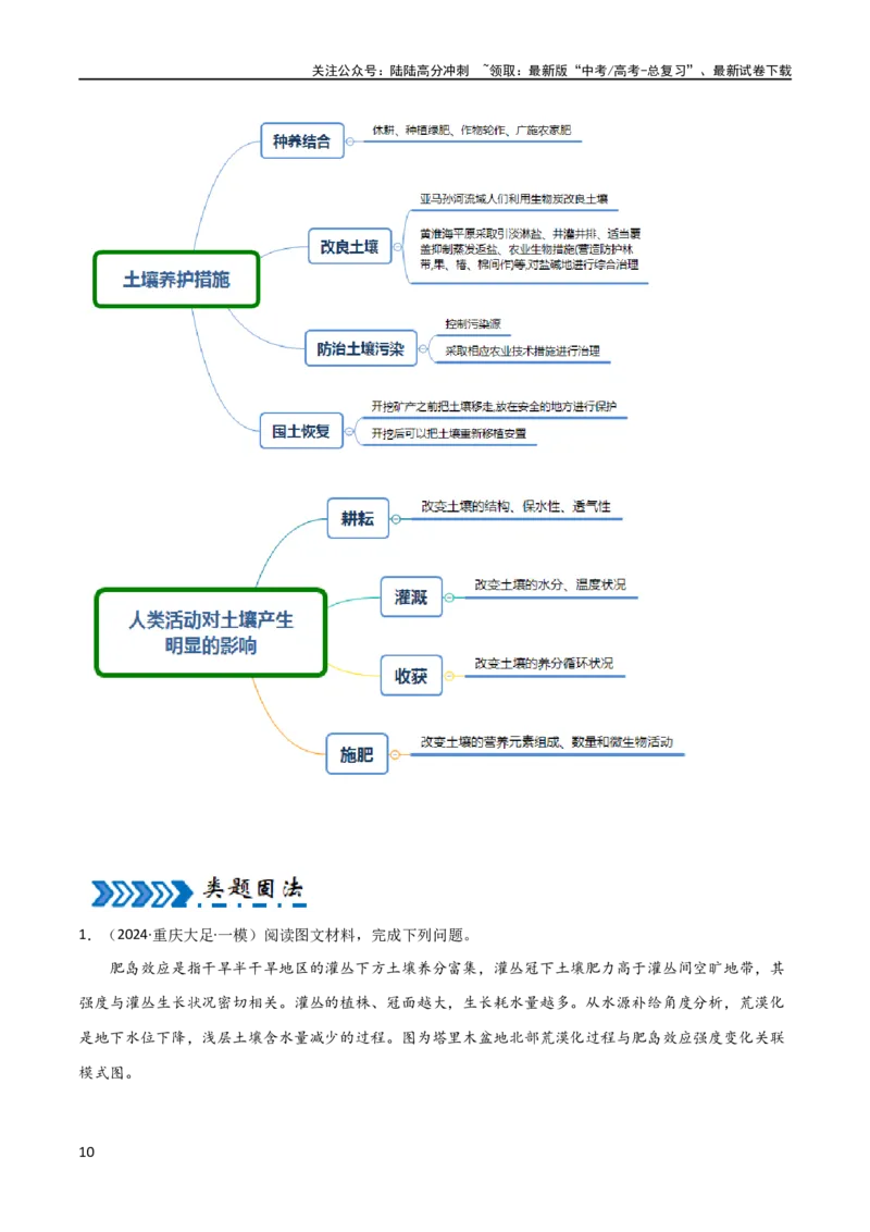 《大题04自然地理环境的整体性与差异性（5大热点角度）（解析版）_07-地理-高考总复习_专项复习_2024年_2024年新高考地理大题突破限时集训大题专题精做_资料》第10页预览