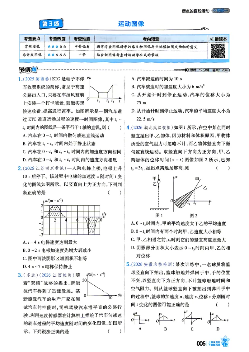 《物理_小题狂练_小初高学习资料合集（每天更新）_2027版《天星高考小题狂练》_4-物理小题狂练27版》第9页预览