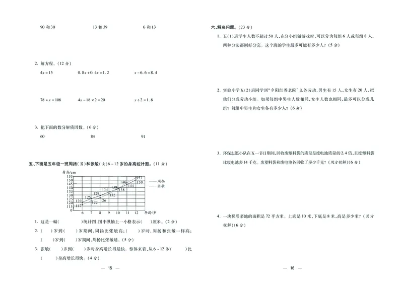 《《金考100》金考100学用苏教版数学5年级下_小学1-6年级全科全套_1-6年级全科下册_五年级_五年级下数学_数学五下苏教版(1)》第9页预览