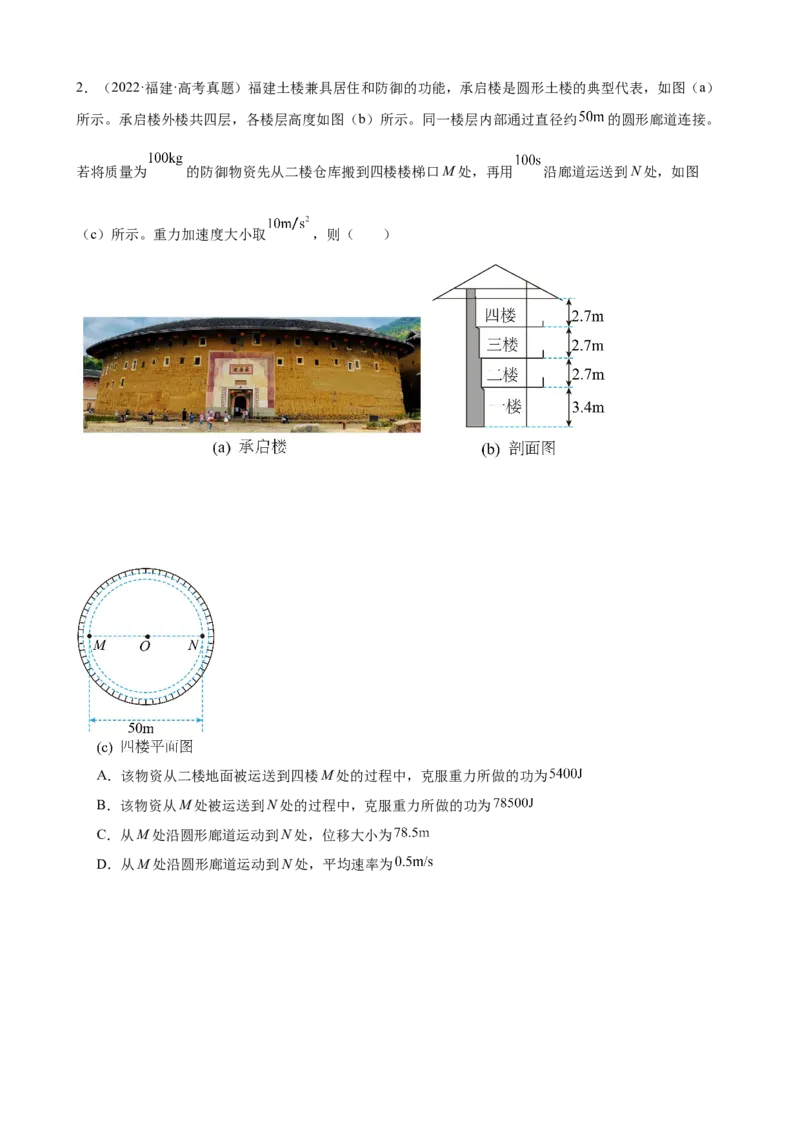《专题15：重力势能学生版_04-物理-高考总复习_一轮复习_2026年-物理高考一轮复习_2026物理高考大一轮总复习讲义（全国）（人教版2019）-G417_资料》第2页预览