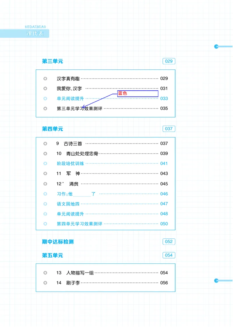 《《课代表》小学语文5年级下册部编版_小学1-6年级全科全套_1-6年级全科下册_五年级_五年级下语文_语文五下电子册类》第3页预览
