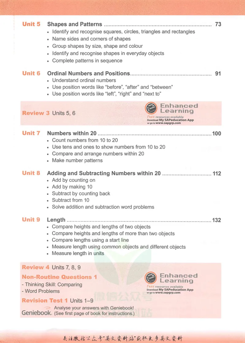 《新加坡SAPLearningMathematics数学教材小学1级_小初高学习资料合集（每天更新）_国外原版英文教辅汇总_新加坡SAP系列_新加坡SAPLearningMathematics数学教材》第6页预览