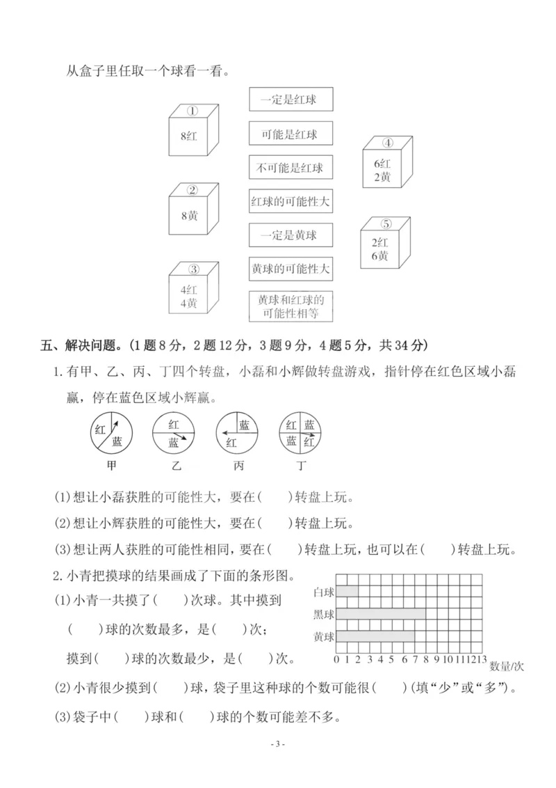 《四（上）苏教版数学第六单元检测卷一_小学1-6年级全科全套_1-6年级全科上册_四年级_四上数学_四上数学苏教版数学单元期末期中检测卷》第3页预览