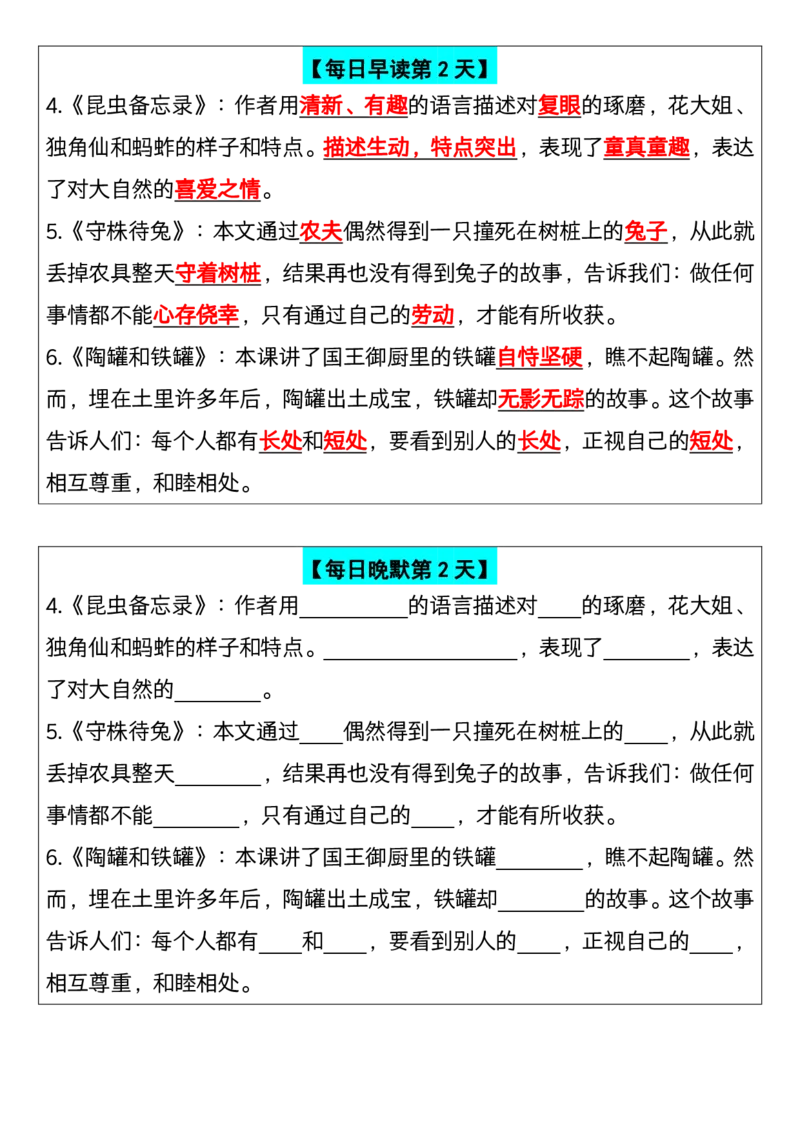《三年级下册语文晨读晚默课文重点内容汇总(1)(1)_小学1-6年级全科全套_1-6年级全科下册_三年级_其他补充资料_热门资料_语文》第2页预览