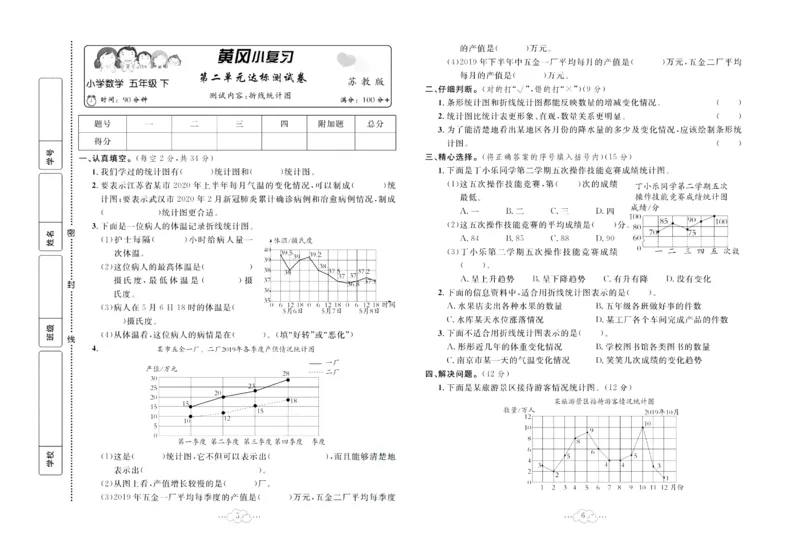 《《黄冈小复习》黄冈小复习五年级下册数学苏教版_小学1-6年级全科全套_1-6年级全科下册_五年级_五年级下数学_数学五下苏教版(1)》第4页预览