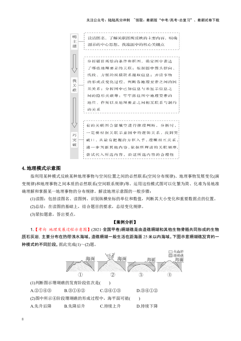 《秘籍02考前必知的5个读图关键点-（新高考通用）_07-地理-高考总复习_专项复习_2025年_2025年高考地理抢押秘籍（陕西、山西、宁夏、青海专用）》第8页预览