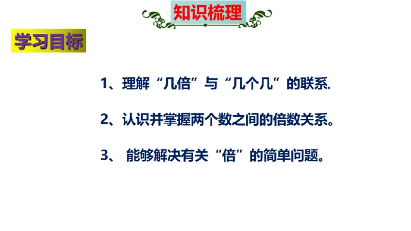 《三（上）数学（人教版）核心考点梳理-第5单元《倍的认识》_小学1-6年级全科全套_1-6年级全科上册_三年级_数学_三年级数学（人教版）_人教数学三上考点总结》第3页预览