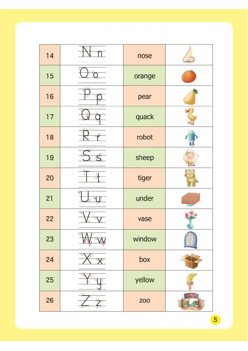 《幼小衔接整合教材英语01上册_小学1-6年级全科全套_1-6年级全科上册_一年级_幼小衔接暑假作业_幼小衔接英语》第4页预览