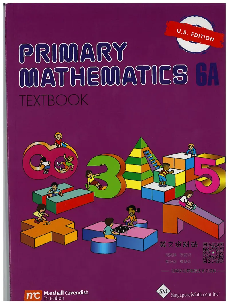《新加坡PrimaryMathematics6ATextbook_小初高学习资料合集（每天更新）_国外原版英文教辅汇总_新加坡小学数学PrimaryMathematics》第1页预览