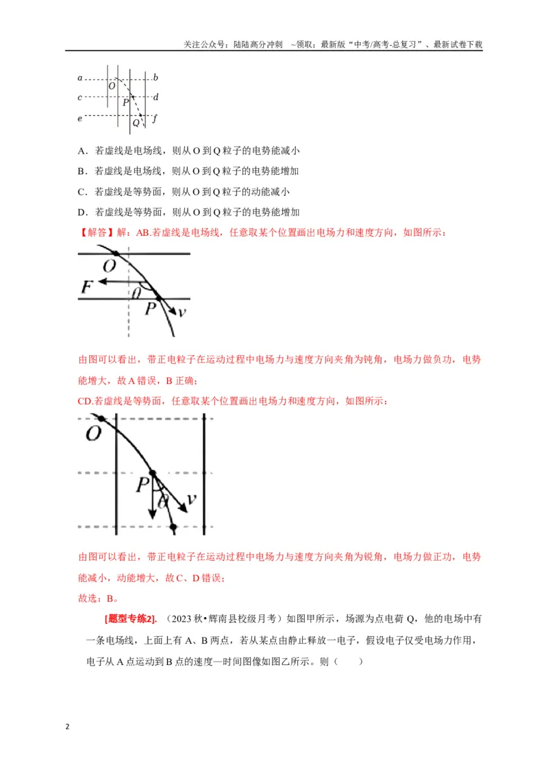 《专题16电场能的性质（解析版）_04-物理-高考总复习_专项复习_2024年_2024高考物理热点知识清单题型讲练高考复习全国通用_资料》第2页预览