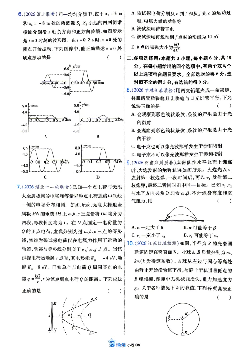 《物理_小卷加练_小初高学习资料合集（每天更新）_2027版《天星高考小题狂练》_4-物理小题狂练27版》第10页预览