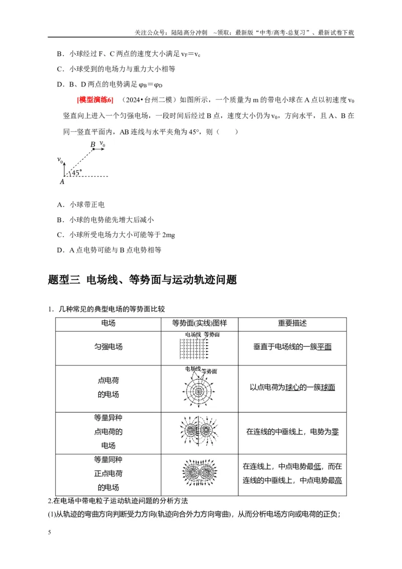 《专题16电场能的性质（学生版）_04-物理-高考总复习_专项复习_2025年_2025年高考物理热点知识讲练与题型归纳（全国通用）_资料》第5页预览