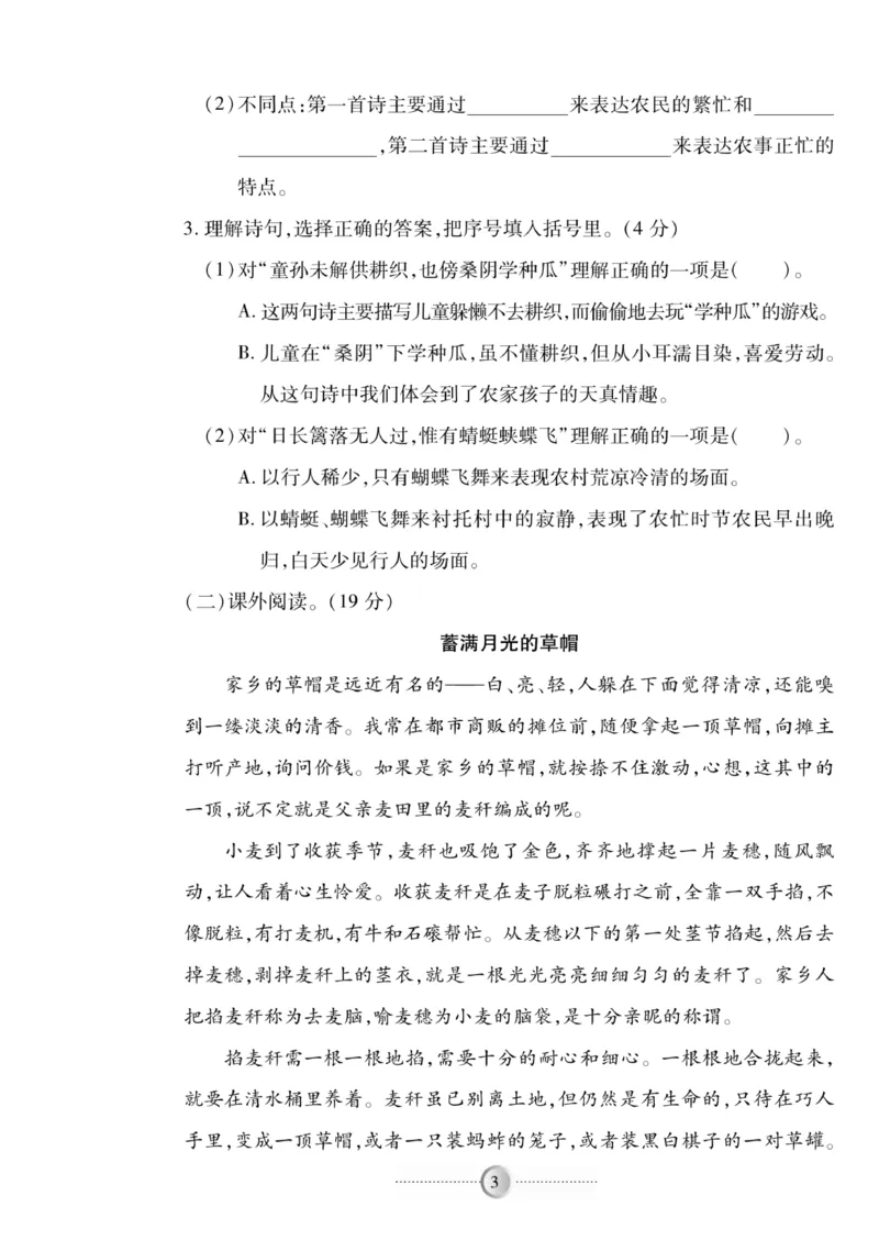 《《研优-大考卷》语文五年级下册（R）_小学1-6年级全科全套_1-6年级全科下册_五年级_五年级下语文_语文五下电子册类》第3页预览