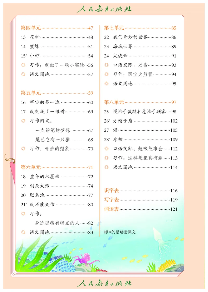 《语文3B（五四制）_小学1-6年级全科全套_2025更新专题（含教材）_寒假预复习必备资料2024新版小学教材电子版_小学语文_五四制》第5页预览