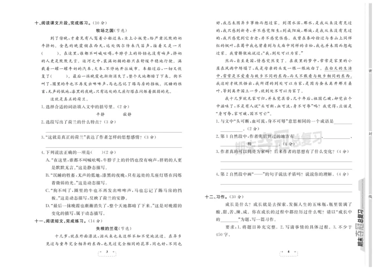 《《期末夺冠总复习》语文5年级下RJ_小学1-6年级全科全套_1-6年级全科下册_五年级_五年级下语文_语文五下电子册类》第2页预览
