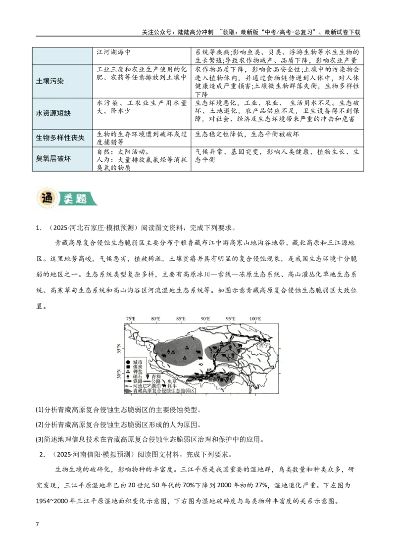 《大题05自然地理与人类活动的相互关系（4大热点角度）（学生版）_07-地理-高考总复习_专项复习_2025年_2025年高考地理大题突破+限时集训（新高考通用）》第7页预览
